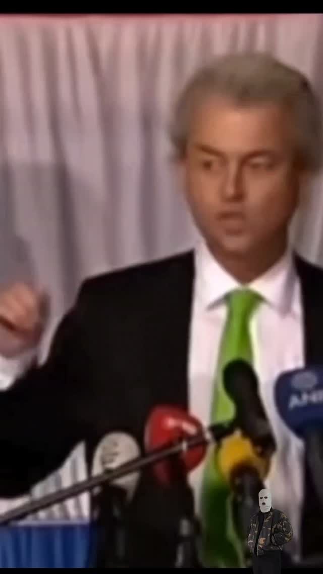 Geert Wilders met een zeer subtiele boodschap